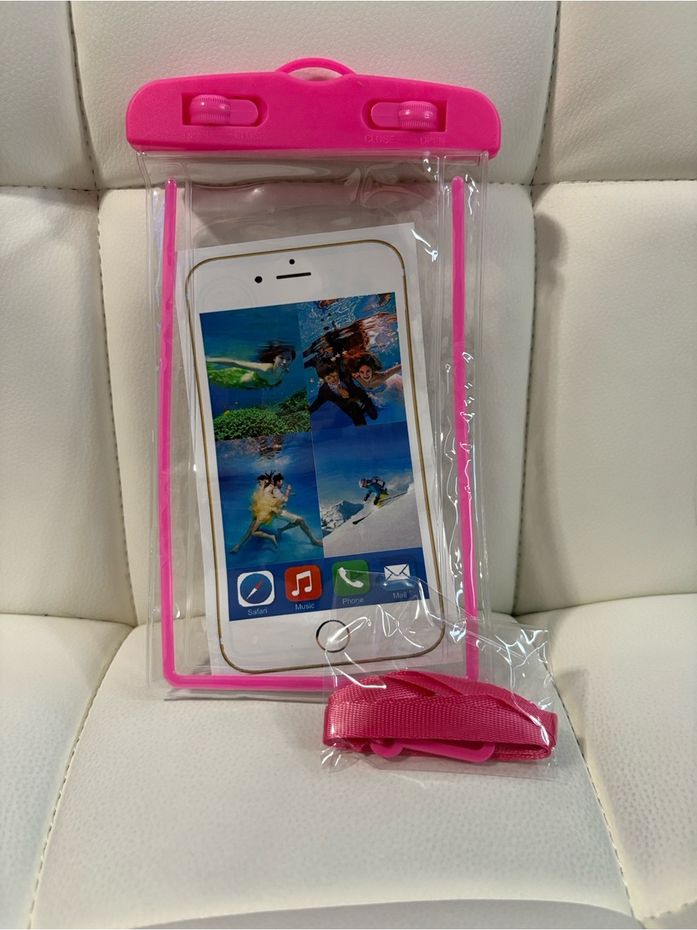 Pink Waterproof Phone Pouch - Universal Phone Case